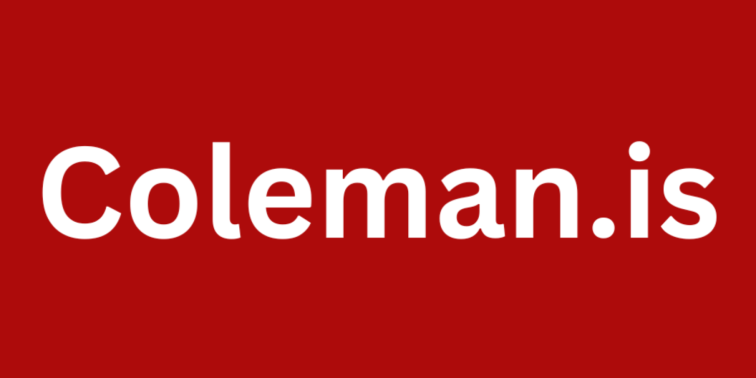 Coleman.is LOGO
